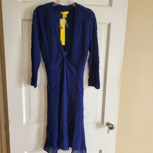 Catherine Malandrino Knit V-Neck Dress